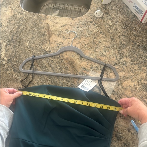 NWT After Six Strapless Wrap Trumpet Dress. Size Prom#Wedding - Picture 7 of 7